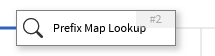 the Prefix Map Lookup node